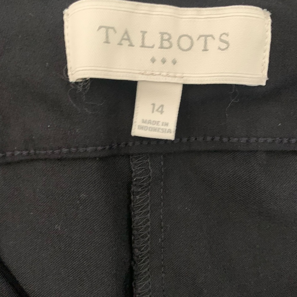 Talbots women’s black pants 14 - Picture 3 of 6